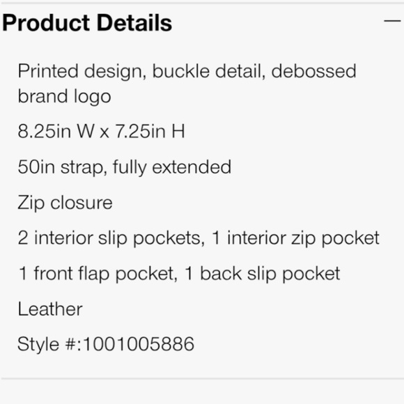 Patricia Nash Positano Limon Crossbody Bag with Blue Trim - Picture 3 of 4